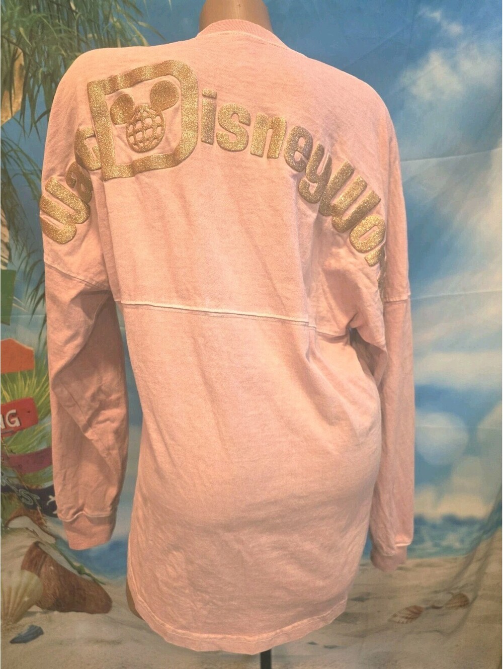 Disney Parks Pink Walt Disney World Spirit Jersey Long Sleeve Women's Mickey XS
